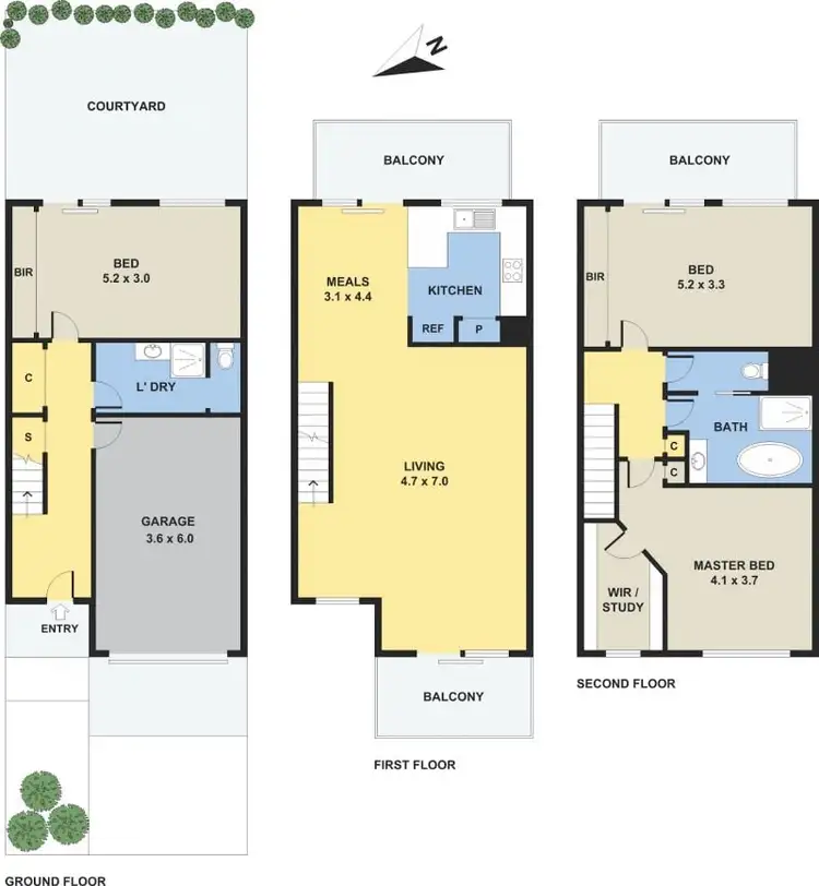 Floorplan of Homely house listing, 26 Scarborough Drive, Patterson Lakes VIC 3197