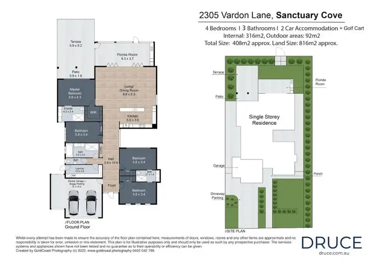 Floorplan of Homely house listing, 2305 Vardon Lane, Sanctuary Cove QLD 4212