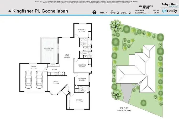 Floorplan of Homely house listing, 4 Kingfisher Place, Goonellabah NSW 2480