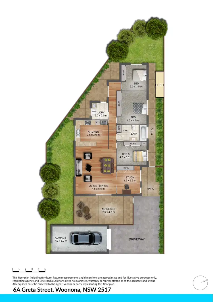 Floorplan of Homely house listing, 6A Greta Street, Woonona NSW 2517