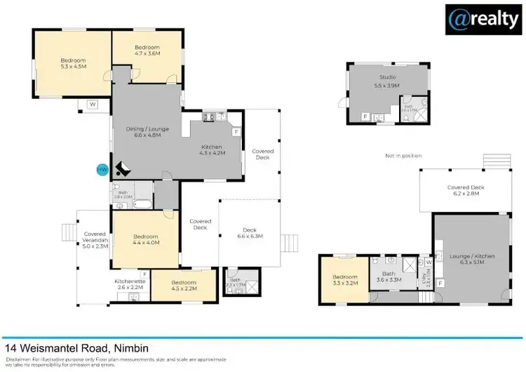 Floorplan of Homely rural property listing, 14 Weismantel Road, Nimbin NSW 2480