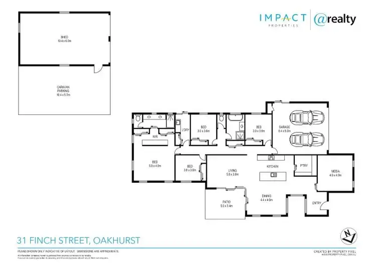 Floorplan of Homely house listing, 31 Finch Street, Oakhurst QLD 4650