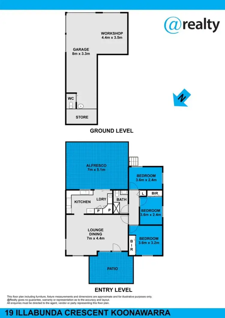Floorplan of Homely house listing, 19 Illabunda Crescent, Koonawarra NSW 2530