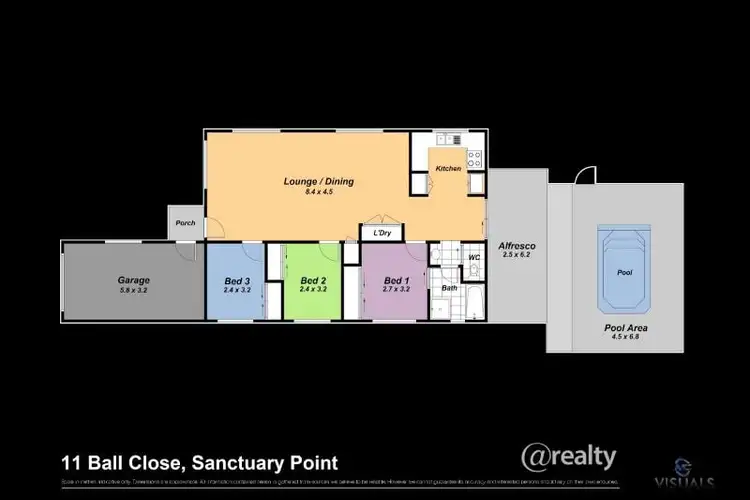 Floorplan of Homely house listing, 11 Ball Close, Sanctuary Point NSW 2540