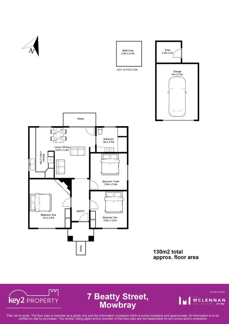 Floorplan of Homely house listing, 7 Beatty Street, Mowbray TAS 7248