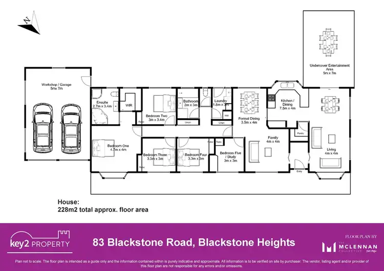 Floorplan of Homely house listing, 83 Blackstone Road, Blackstone Heights TAS 7250