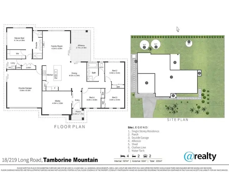 Floorplan of Homely house listing, 18/211-223 Long Road, Tamborine Mountain QLD 4272