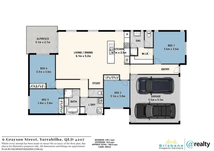 Floorplan of Homely house listing, 6 Grayson Street, Yarrabilba QLD 4207
