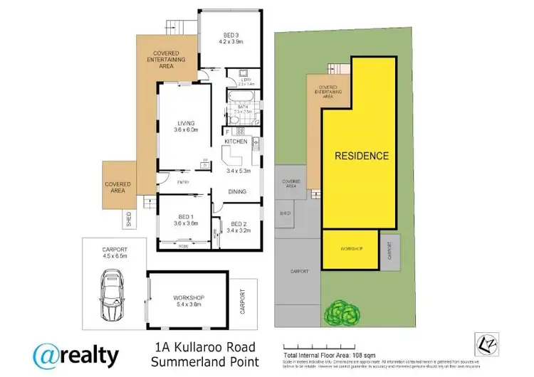 Floorplan of Homely house listing, 1A Kullaroo Road, Summerland Point NSW 2259