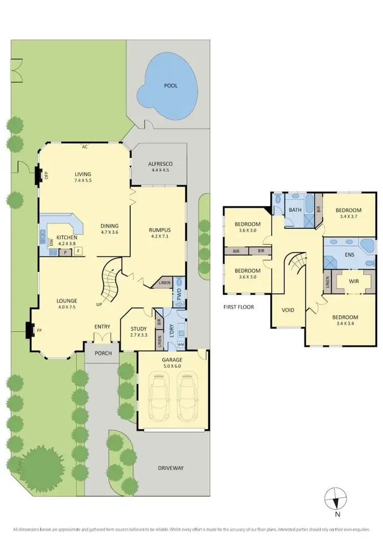 Floorplan of Homely house listing, 5 Bellbird Avenue, Taylors Lakes VIC 3038