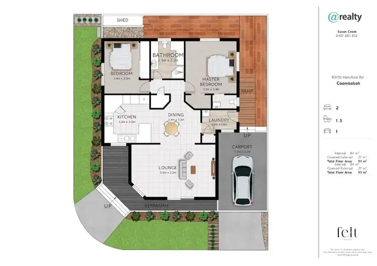 Floorplan of Homely house listing, 90/70 Hansford Road, Coombabah QLD 4216