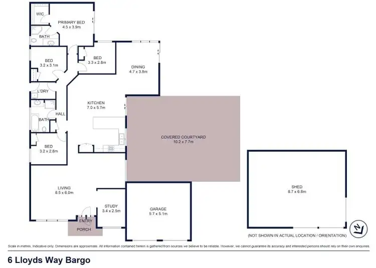 Floorplan of Homely house listing, 6 Lloyds Way, Bargo NSW 2574