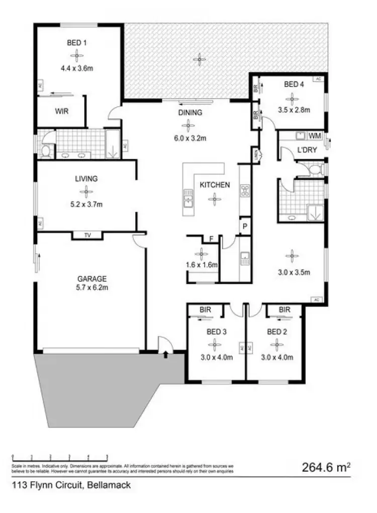 Floorplan of Homely house listing, 113 Flynn Circuit, Bellamack NT 832