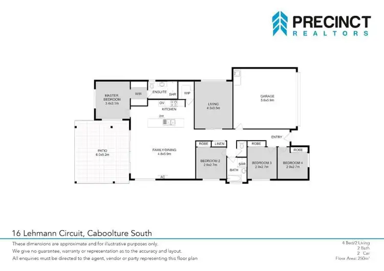 Floorplan of Homely house listing, 16 Lehmann Circuit, Caboolture South QLD 4510