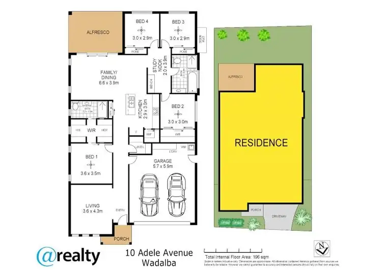 Floorplan of Homely house listing, 10 Adele Avenue, Wadalba NSW 2259