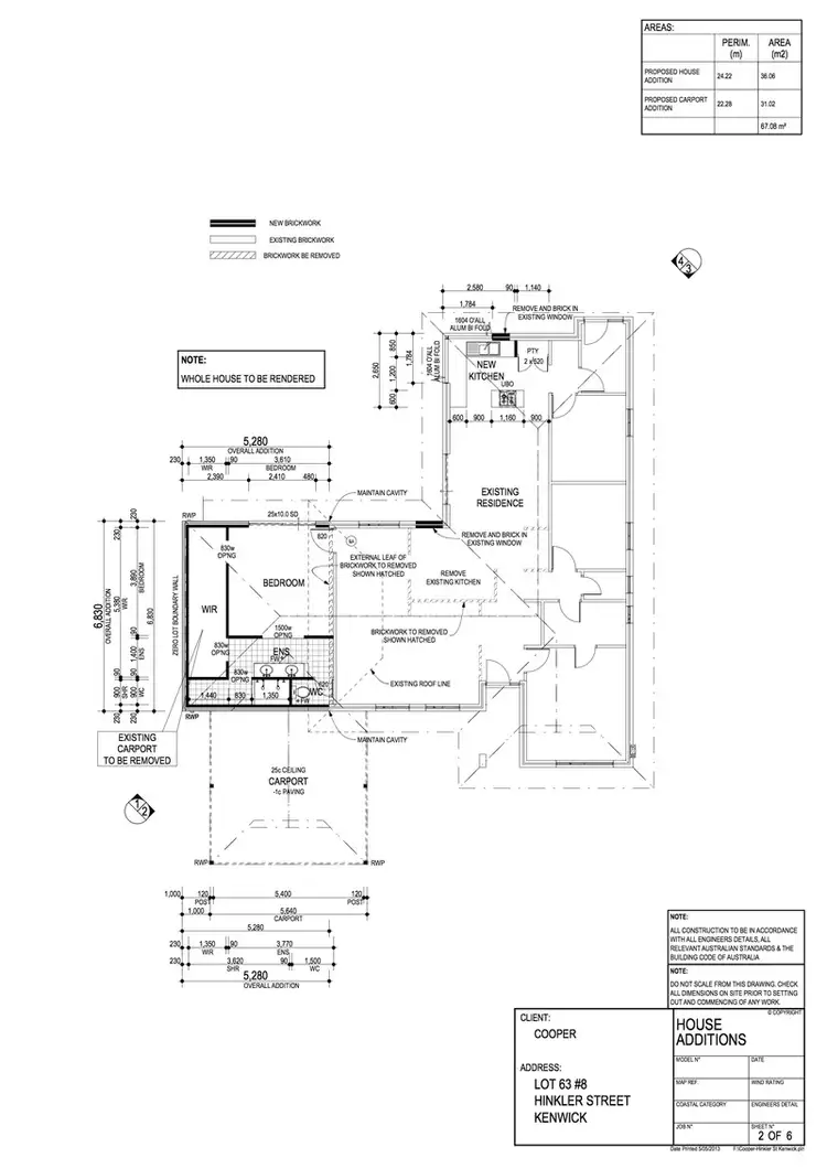 Floorplan of Homely house listing, 8 Hinkler Street, Kenwick WA 6107