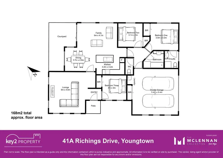 Floorplan of Homely unit listing, 41A Richings Drive, Youngtown TAS 7249