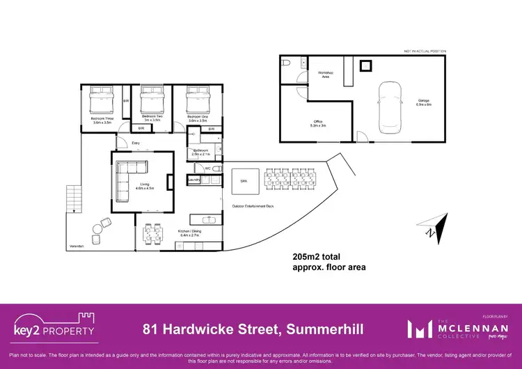 Floorplan of Homely house listing, 81 Hardwicke Street, Summerhill TAS 7250
