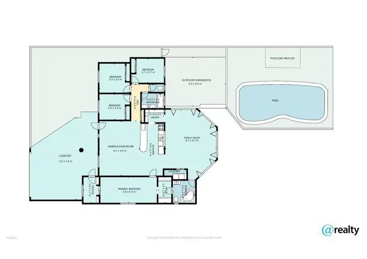 Floorplan of Homely house listing, 126 Anderson Road, Bayview Heights QLD 4868
