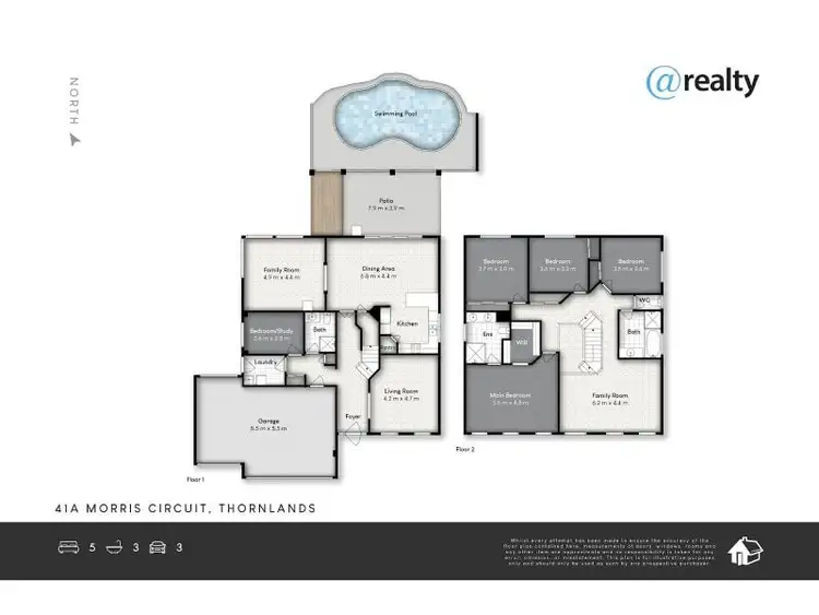Floorplan of Homely house listing, 41A Morris Circuit, Thornlands QLD 4164