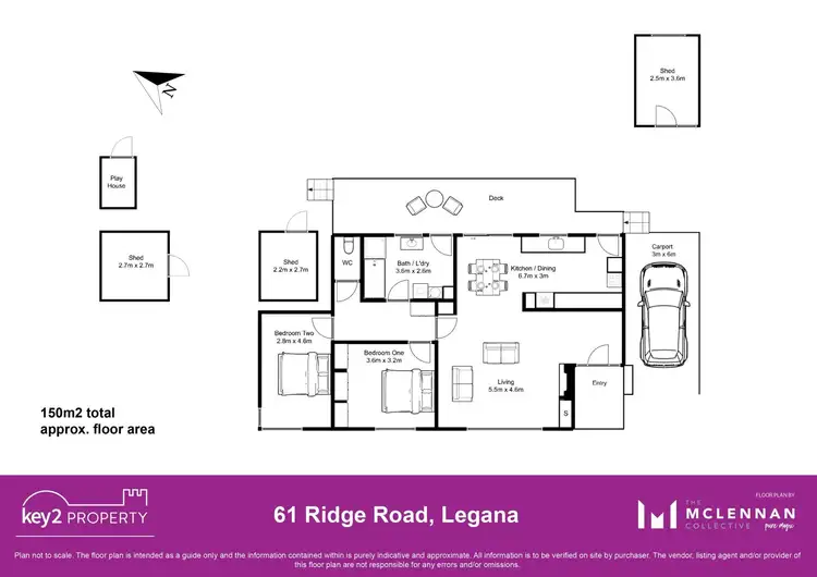 Floorplan of Homely house listing, 61 Ridge Road, Legana TAS 7277