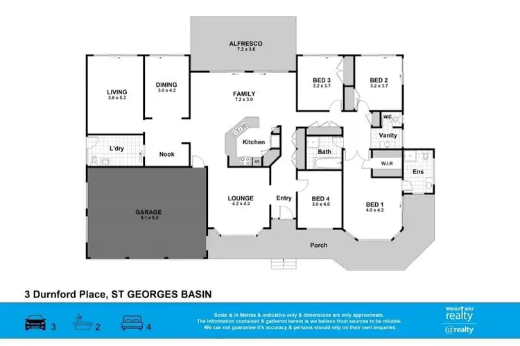 Floorplan of Homely house listing, 3 Durnford Place, St Georges Basin NSW 2540