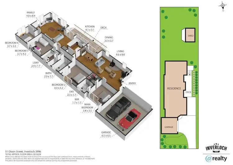 Floorplan of Homely house listing, 51 Dixon Street, Inverloch VIC 3996