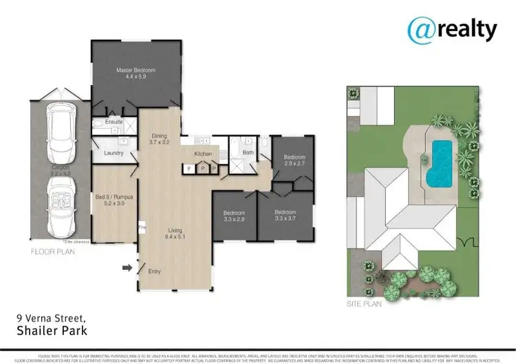 Floorplan of Homely house listing, 9 Verna Street, Shailer Park QLD 4128
