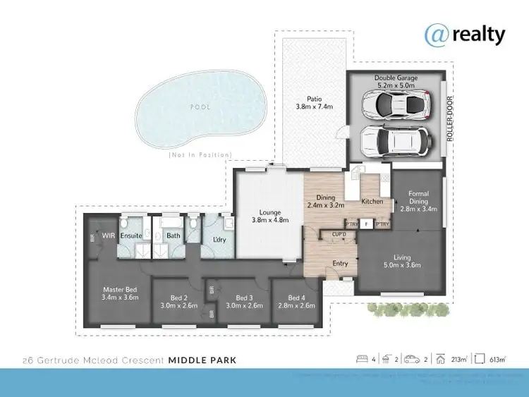 Floorplan of Homely house listing, 26 Gertrude McLeod Crescent, Middle Park QLD 4074