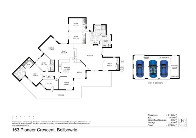 Floorplan of Homely house listing, 163 Pioneer Crescent, Bellbowrie QLD 4070