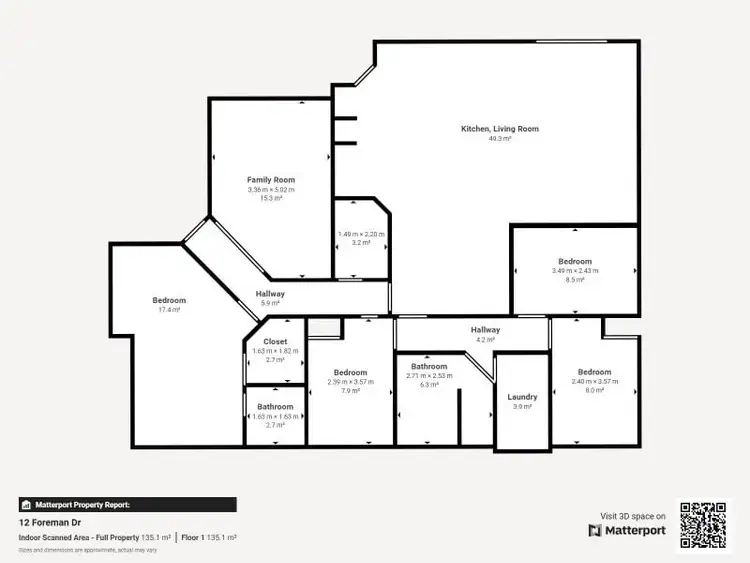 Floorplan of Homely house listing, 12 Foreman Drive, Usher WA 6230
