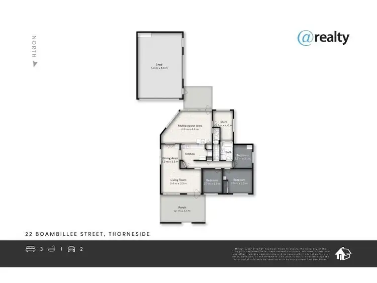 Floorplan of Homely house listing, 22 Boambillee Street, Thorneside QLD 4158
