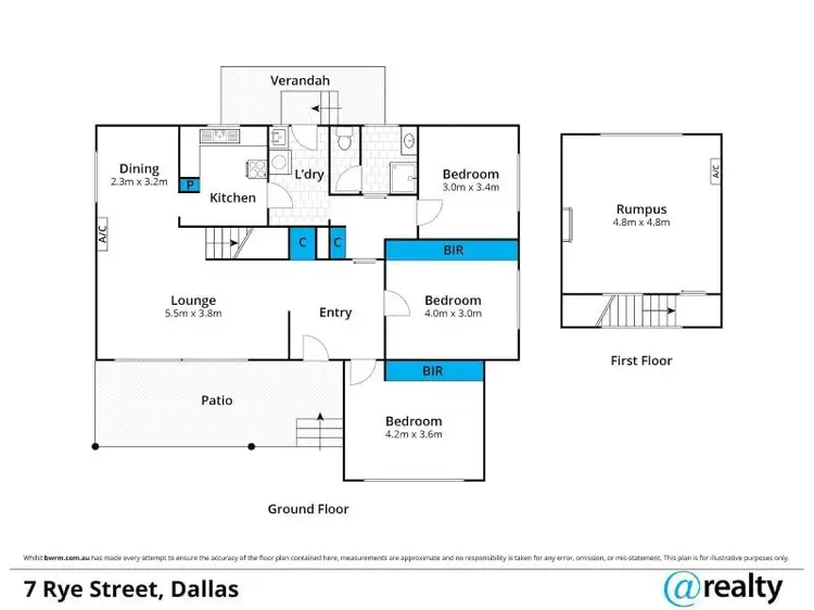 Floorplan of Homely house listing, 7 Rye Street, Dallas VIC 3047