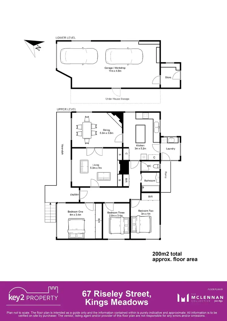 Floorplan of Homely house listing, 67 Riseley Street, Kings Meadows TAS 7249