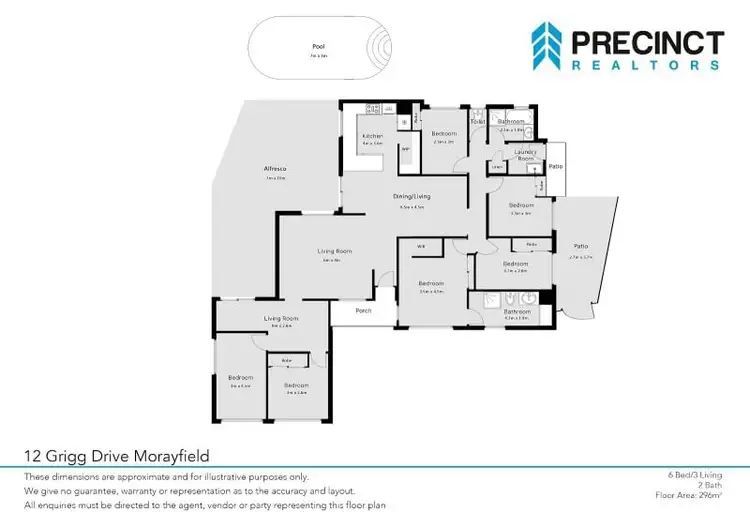 Floorplan of Homely house listing, 12 Grigg Drive, Morayfield QLD 4506