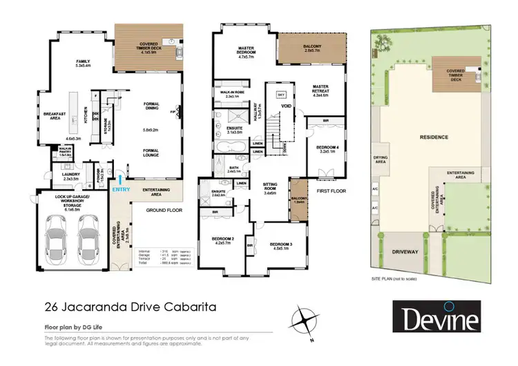 Floorplan of Homely house listing, 26 Jacaranda Drive, Cabarita NSW 2137