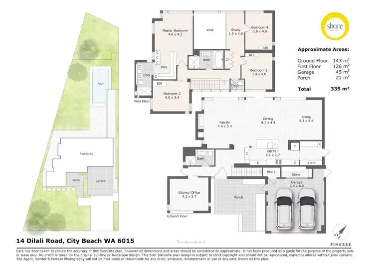 Floorplan of Homely house listing, 14 Dilali Road, City Beach WA 6015