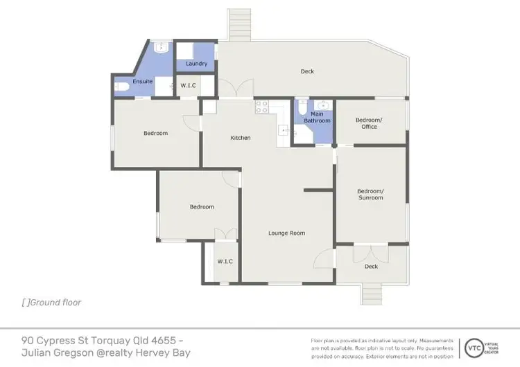 Floorplan of Homely house listing, 90 Cypress Street, Torquay QLD 4655