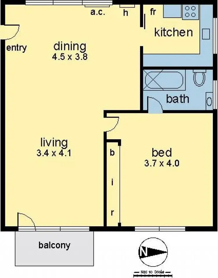 Floorplan of Homely apartment listing, 10/575 Glenferrie Road, Hawthorn VIC 3122
