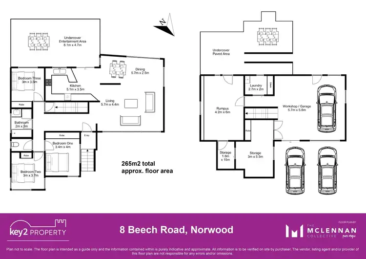 Floorplan of Homely house listing, 8 Beech Road, Norwood TAS 7250
