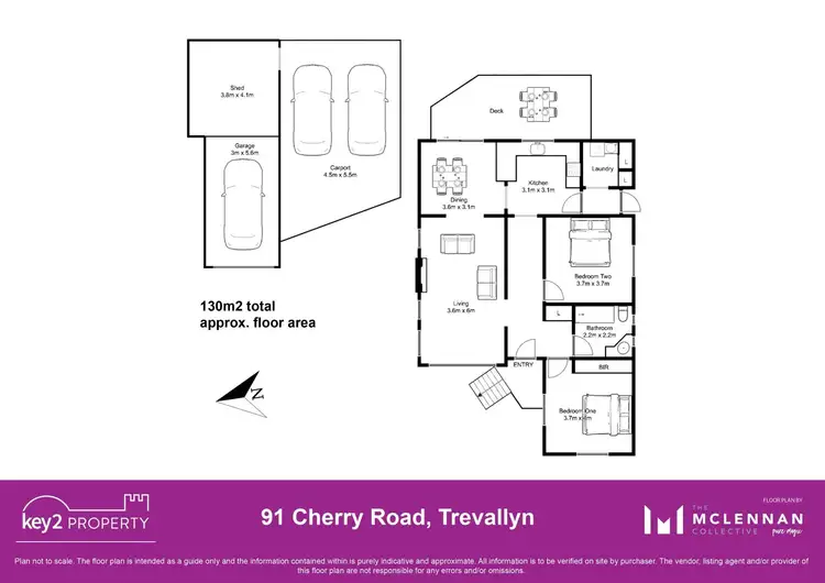 Floorplan of Homely house listing, 91 Cherry Road, Trevallyn TAS 7250