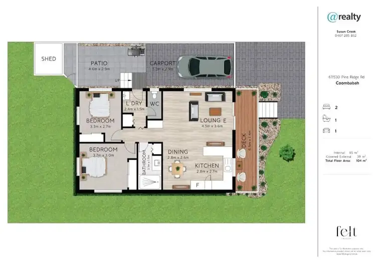 Floorplan of Homely house listing, 67/530 Pine Ridge Road, Coombabah QLD 4216