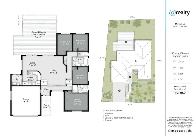 Floorplan of Homely house listing, 30 Nandi Terrace, Pacific Pines QLD 4211
