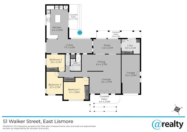 Floorplan of Homely house listing, 51 Walker Street, East Lismore NSW 2480