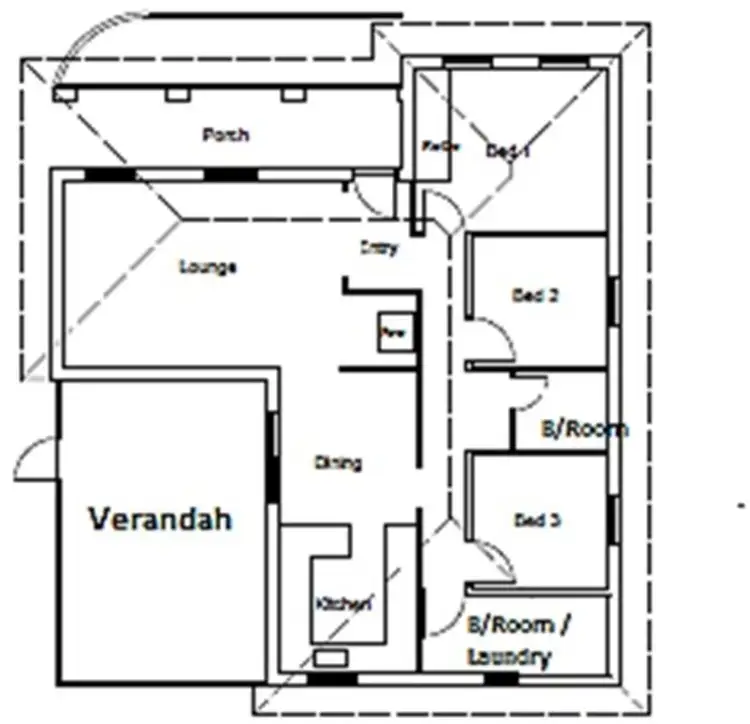 Floorplan of Homely house listing, 9 Koel Way, Thornlie WA 6108