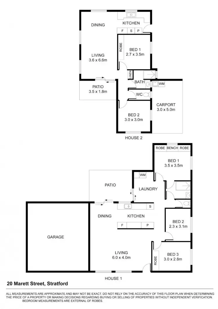 Floorplan of Homely semi-detached listing, 20 Marett Street, Stratford QLD 4870