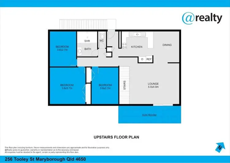 Floorplan of Homely house listing, 256 Tooley Street, Maryborough QLD 4650