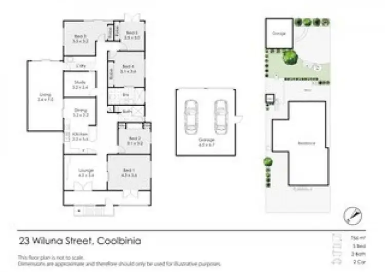 Floorplan of Homely house listing, 23 Wiluna Street, Coolbinia WA 6050