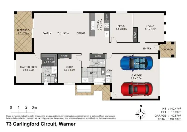 Floorplan of Homely house listing, 73 Carlingford Circuit, Warner QLD 4500