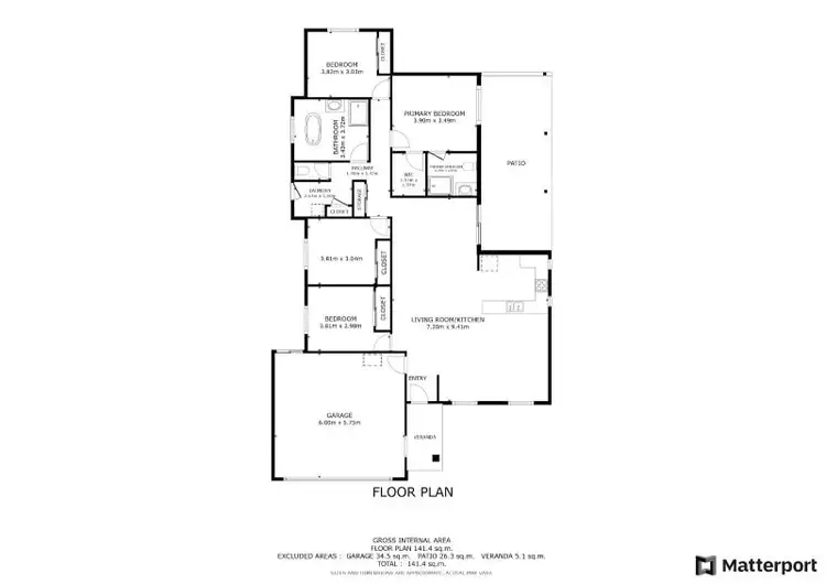 Floorplan of Homely house listing, 10 Morrell Street, Gracemere QLD 4702